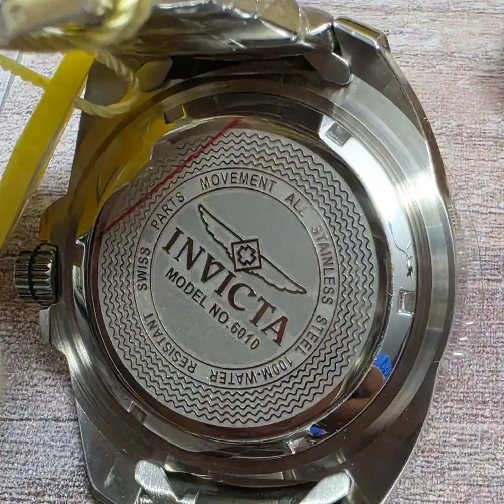 Invicta 16010 Men's S1 Rally Quartz Chrono Stainless Steel Watch Needs Battery